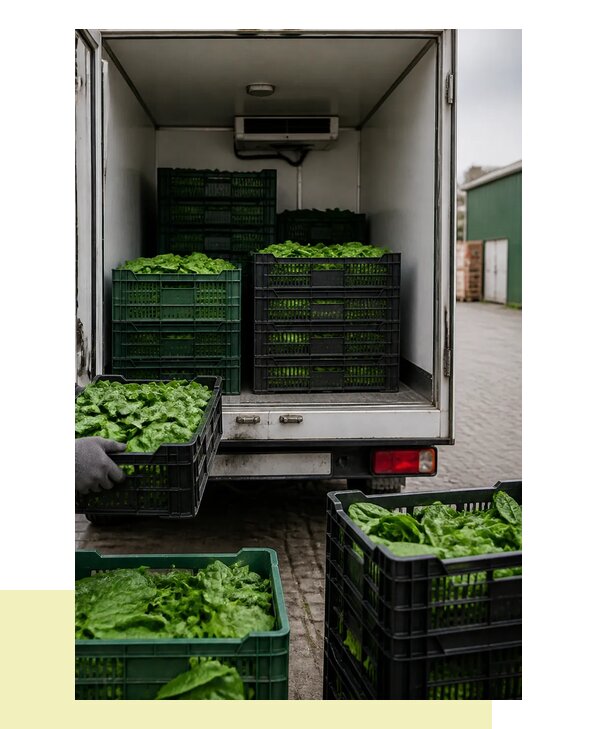 Перевозка шпината в Новороссийск с сохранением свежести продукции
